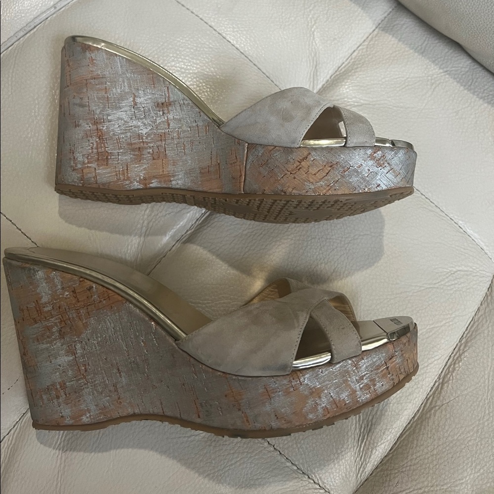 JImmy Choo Wedge suede Sandals